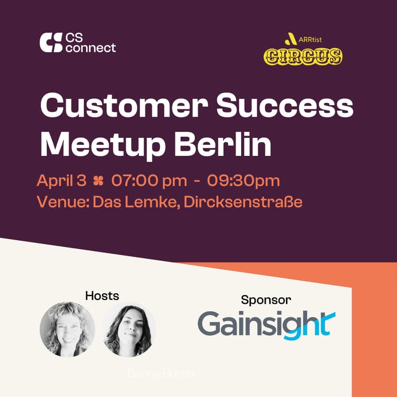 Cover Image for Customer Success Meetup - Bites & Bonds | Berlin | Sponsored by Gainsight
