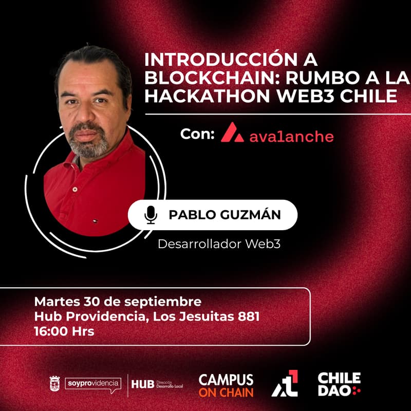 Cover Image for Introducción a blockchain: Rumbo a la hackathon Web3 Chile