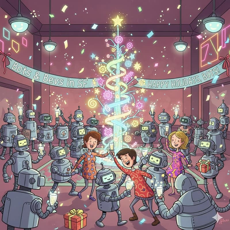 Cover Image for Bots & Bevs: Robot Holiday Party