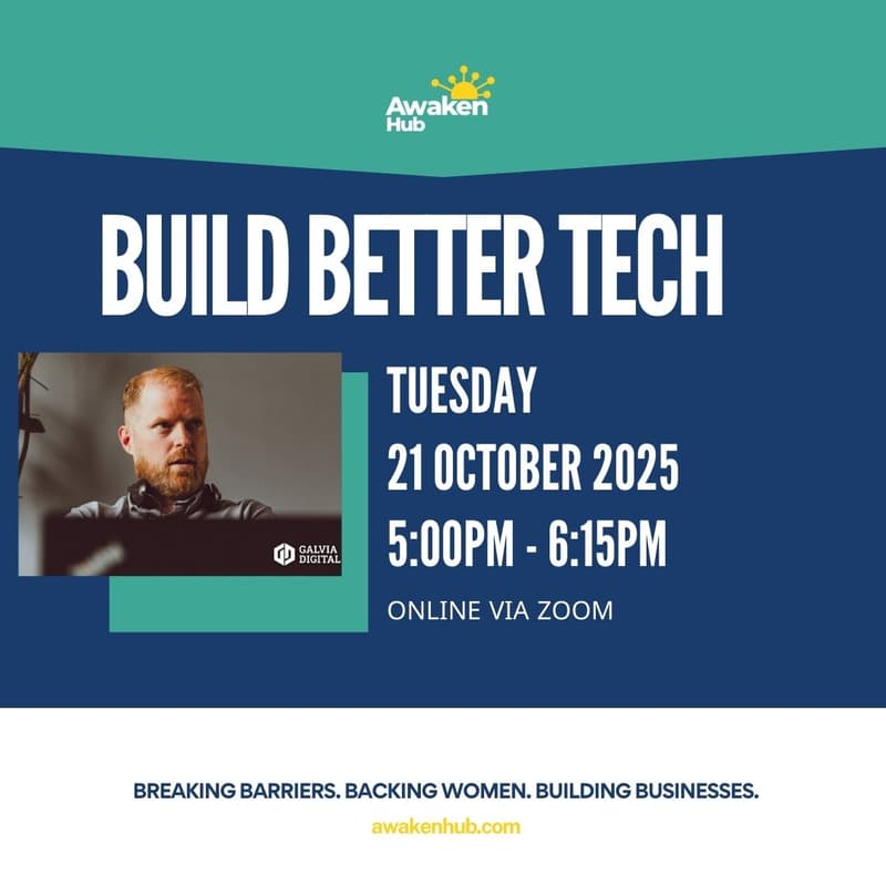 Cover Image for AwakenHubs October Community Event: Build Better Tech