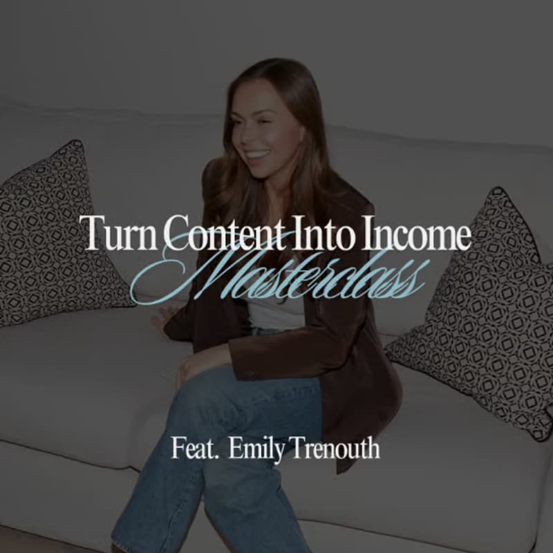 Cover Image for Creator Masterclass: How To Turn Your Content Into Income