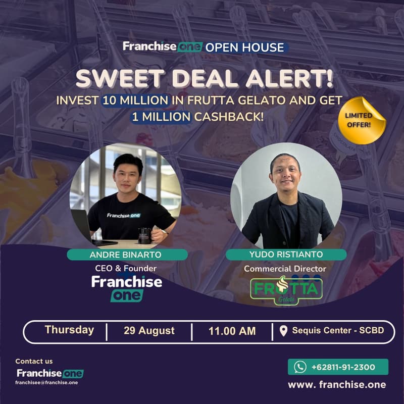 Cover Image for FranchiseOne Open House Feat Frutta Gelato