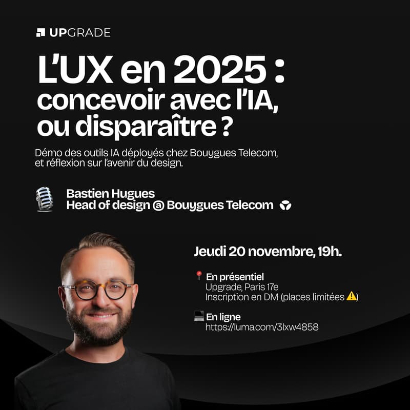 Cover Image for L’UX en 2025 : concevoir avec l’IA, ou disparaître ?