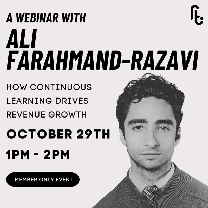 Cover Image for Webinar: How Continuous Learning Drives Revenue Growth