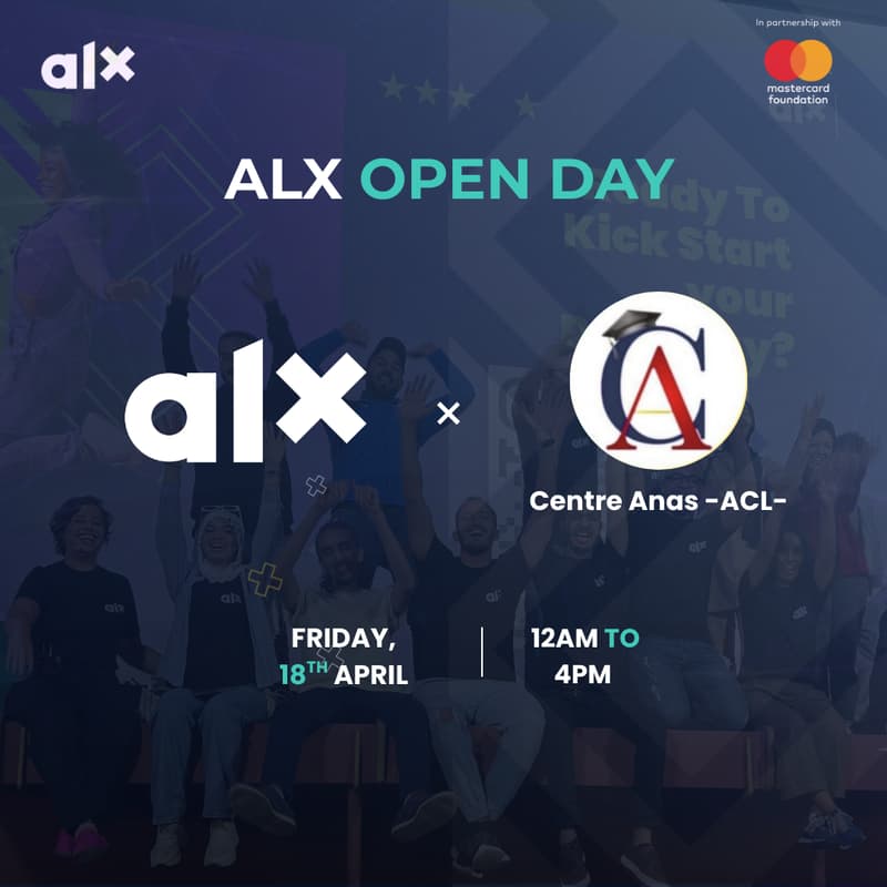 Cover Image for πβ¨ Step Into Your Future with ALX x Centre Anas -ACL-! β¨π