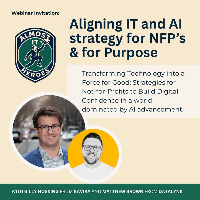 Cover Image for Aligning IT and AI strategy for NFP’s & for Purpose