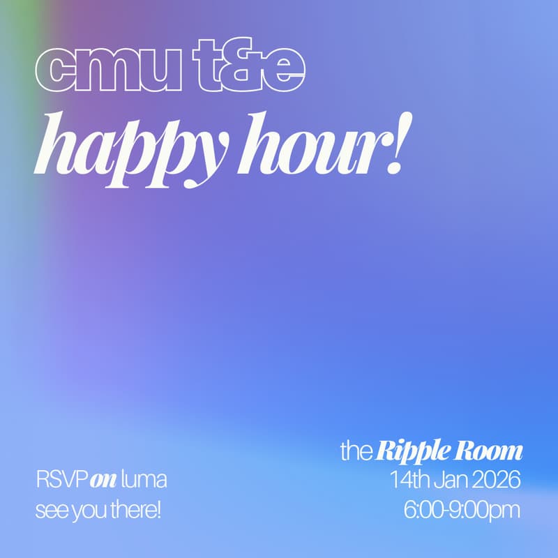 Cover Image for CMU T&E NYC Happy Hour