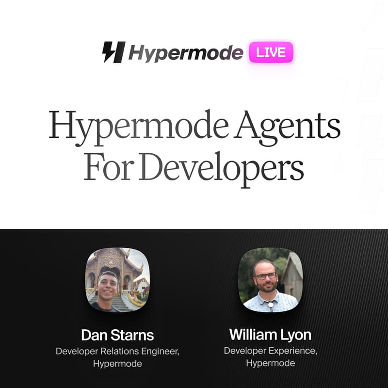 Cover Image for Hypermode Live: Hypermode Agents For Developers