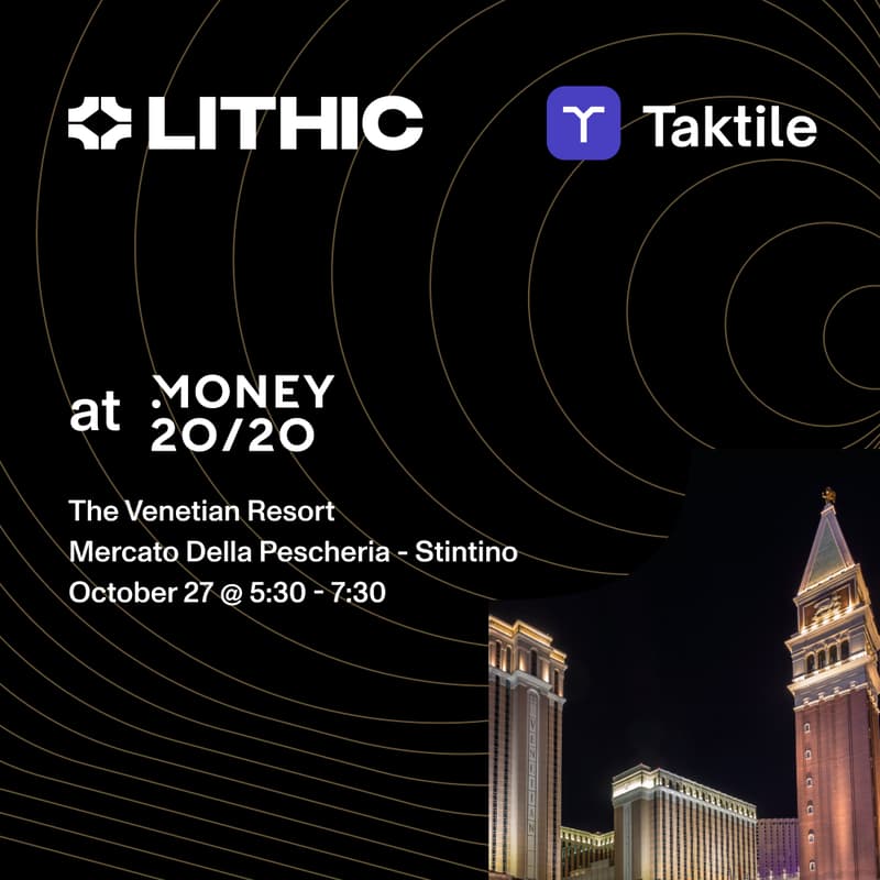 Cover Image for Money20/20 Happy Hour: Lithic x Taktile