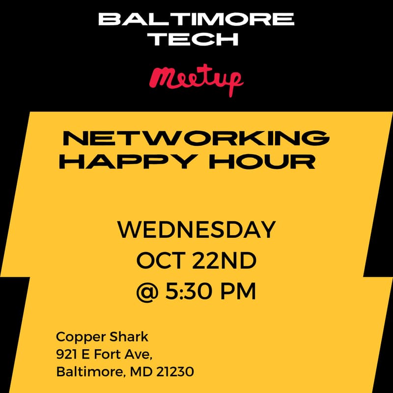 Cover Image for #BaltimoreTech Happy Hour!