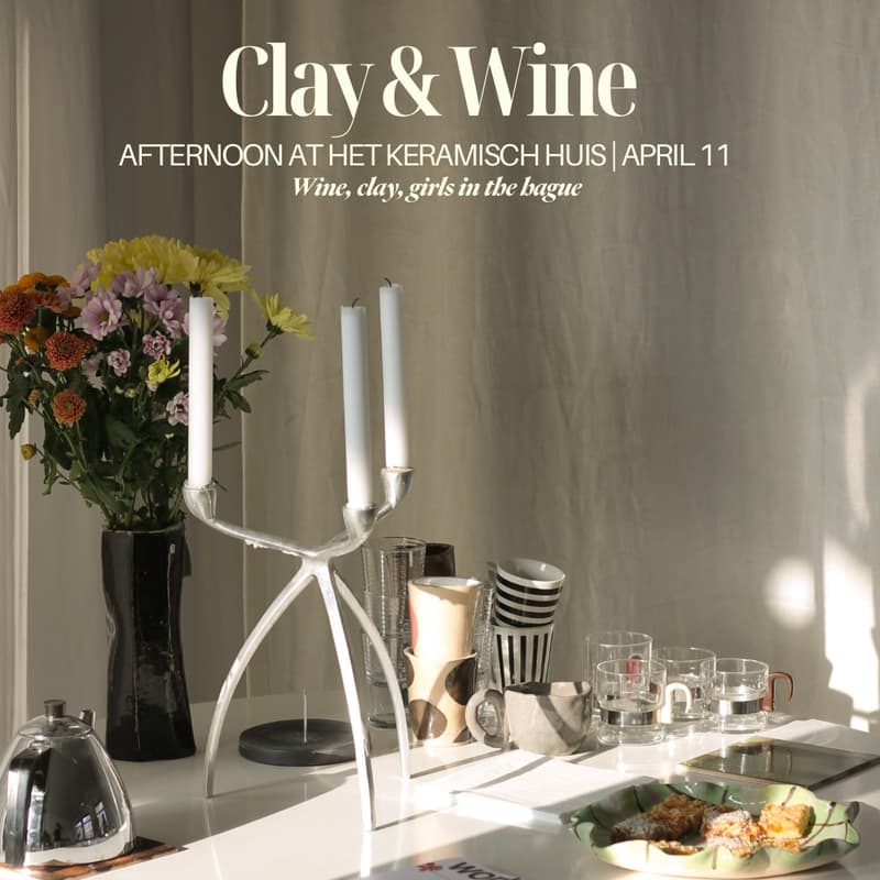 Cover Image for Clay & Wine afternoon at Het Keramisch Huis