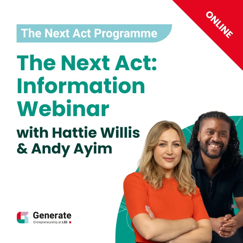Cover Image for The Next Act: Information Webinar