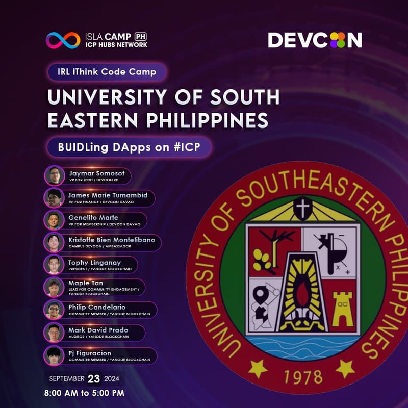 Cover Image for iThink Code Camp: University of Southeastern Philippines
