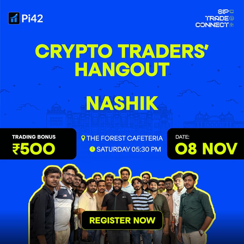 Cover Image for Pi42 Crypto Tradersβ Hangout - Nashik