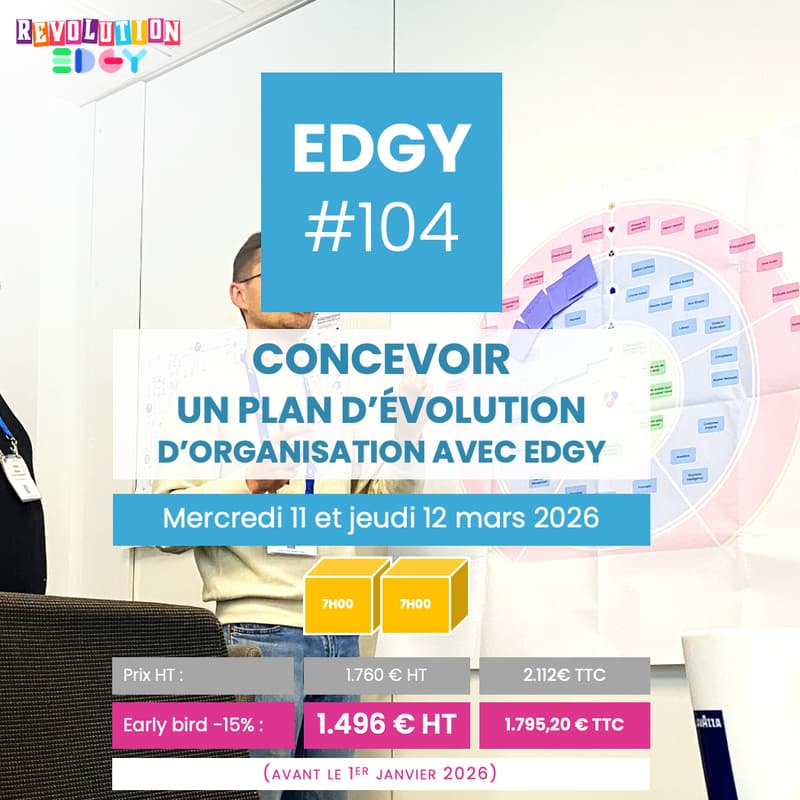 Cover Image for Concevoir un plan d’évolution d’organisation avec EDGY