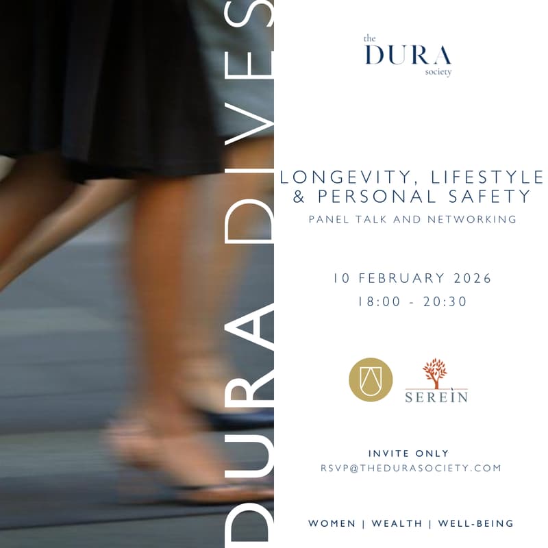 Cover Image for Dura Dives | Longevity, Lifestyle & Personal Safety in the Age of Visibility | Panel Talk