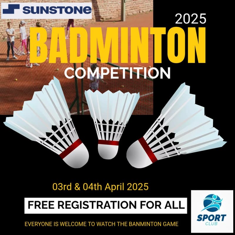 Cover Image for Badminton Competition          *(Sunstone)