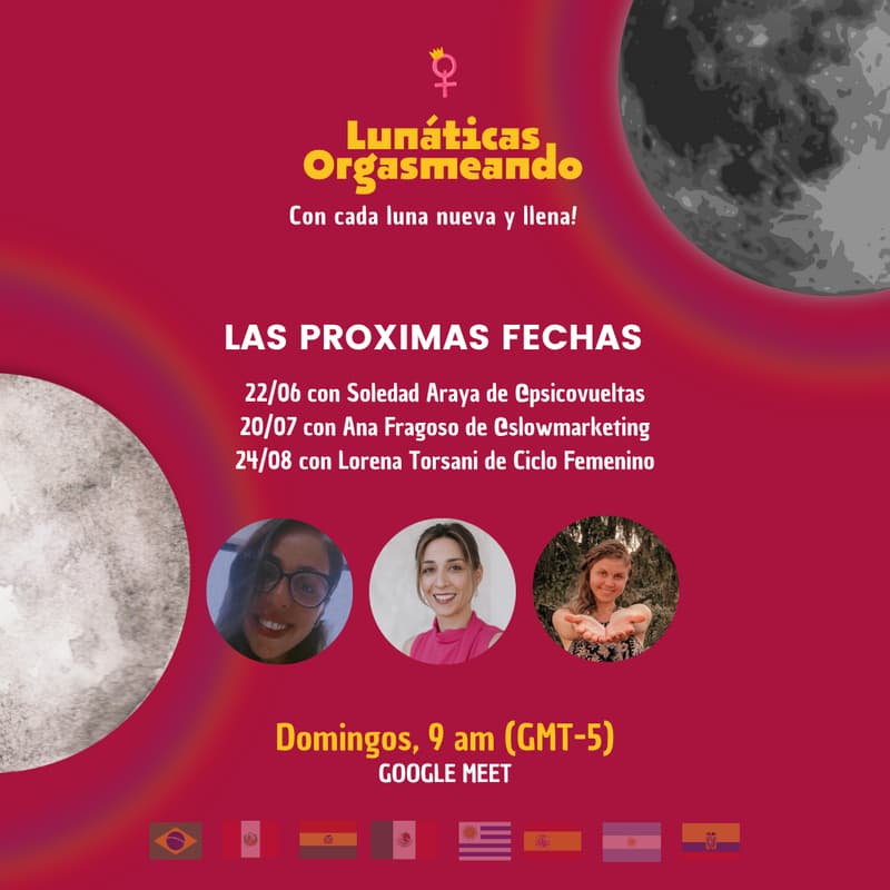 Foto de portada de Lunáticas Orgasmeando Luna Nueva Julio