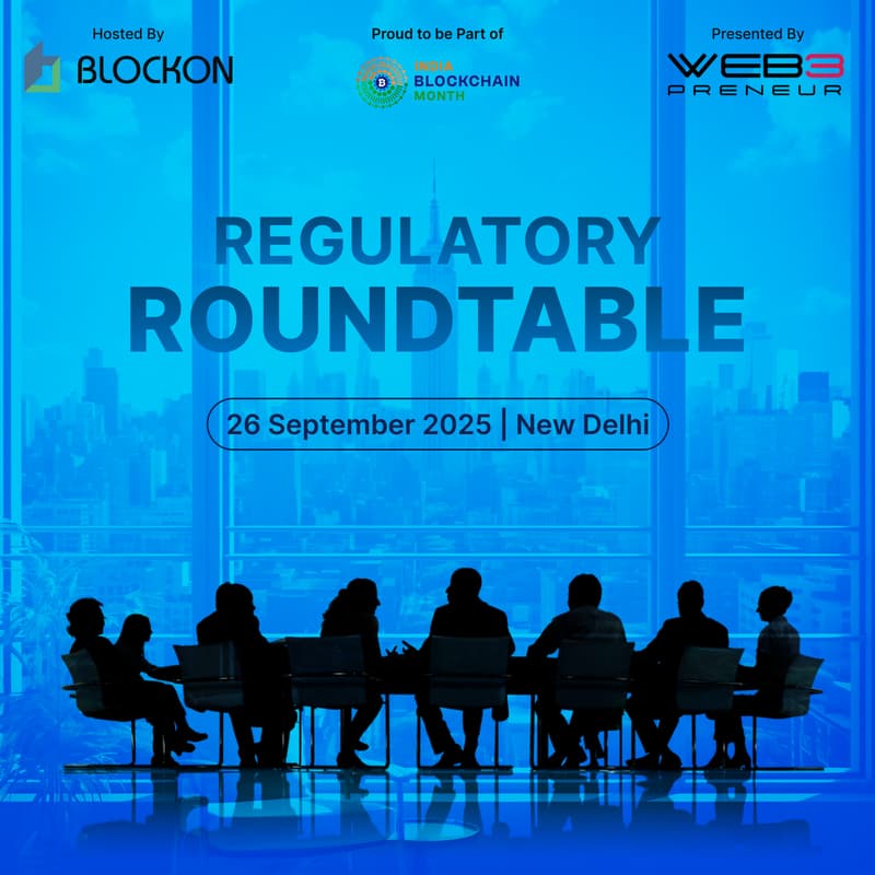 Cover Image for Regulatory Roundtable - India Blockchain Month 2025 Edition