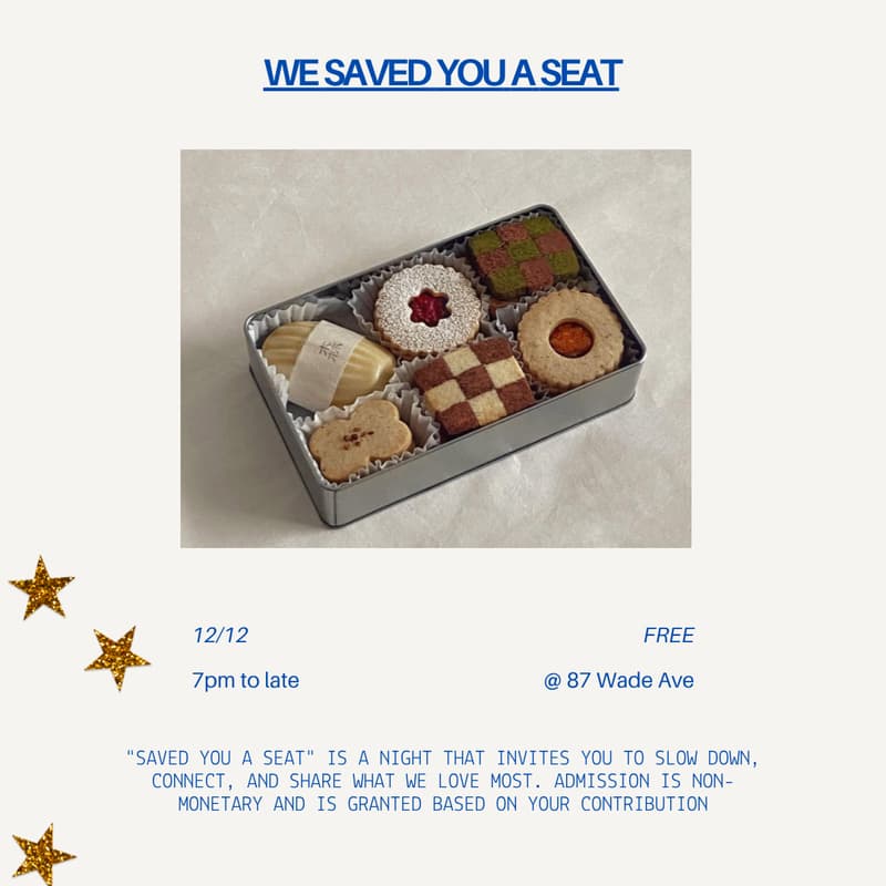 Cover Image for 🍷 we saved you a seat <3