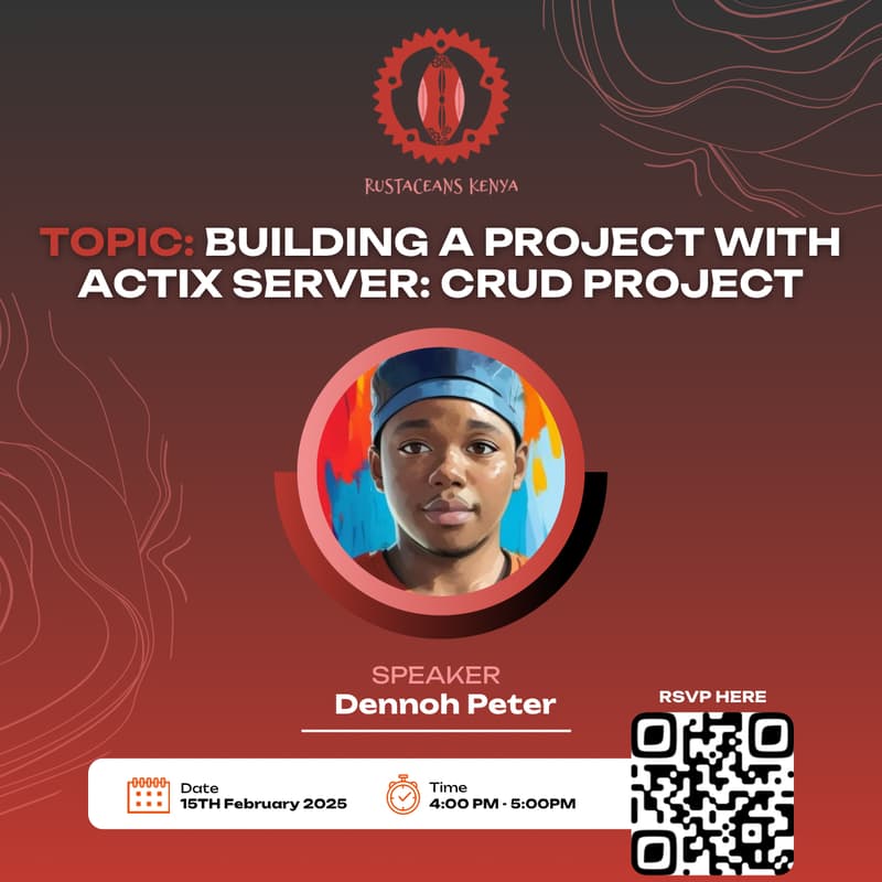 Cover Image for Building a project with Actix server: CRUD project