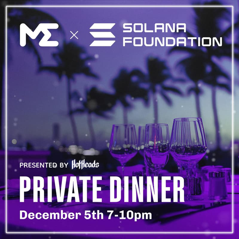 Cover Image for Magic Eden x Solana Dinner | Magic Villa