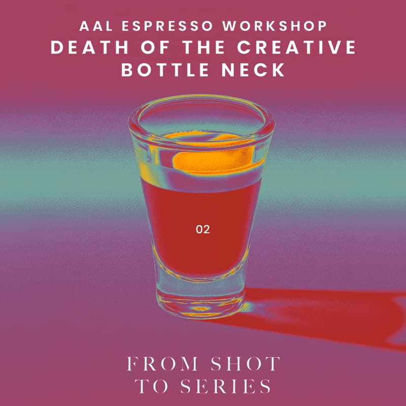Cover Image for AAL ESPRESSO WORKSHOP DEATH OF THE CREATIVE BOTTLE NECK 02 FROM SHOT TO SERIES