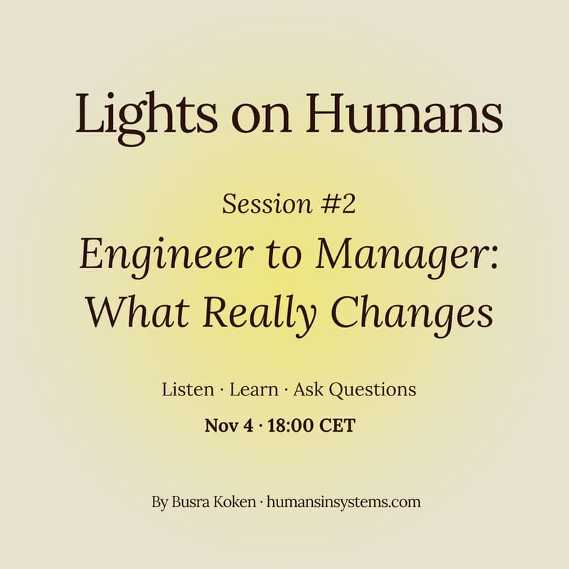 Cover Image for Lights on Humans: Being a Manager After the Technical Track