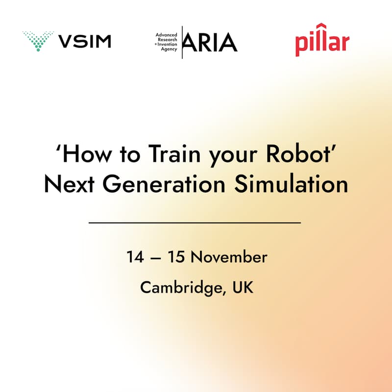 Cover Image for ‘How to Train your Robot’ - Next Generation Simulation Hackathon with Vsim and ARIA