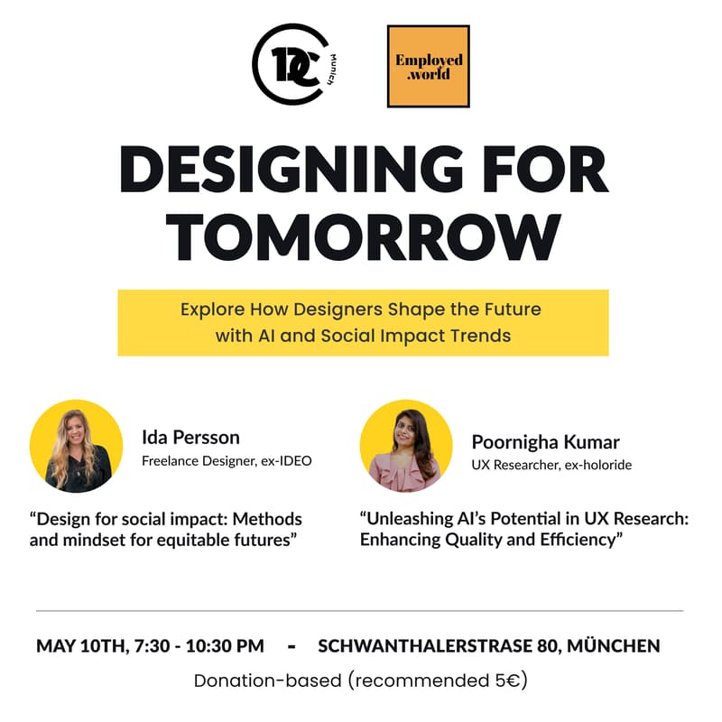 Cover Image for Design Meetup Munich - Designing for Tomorrow