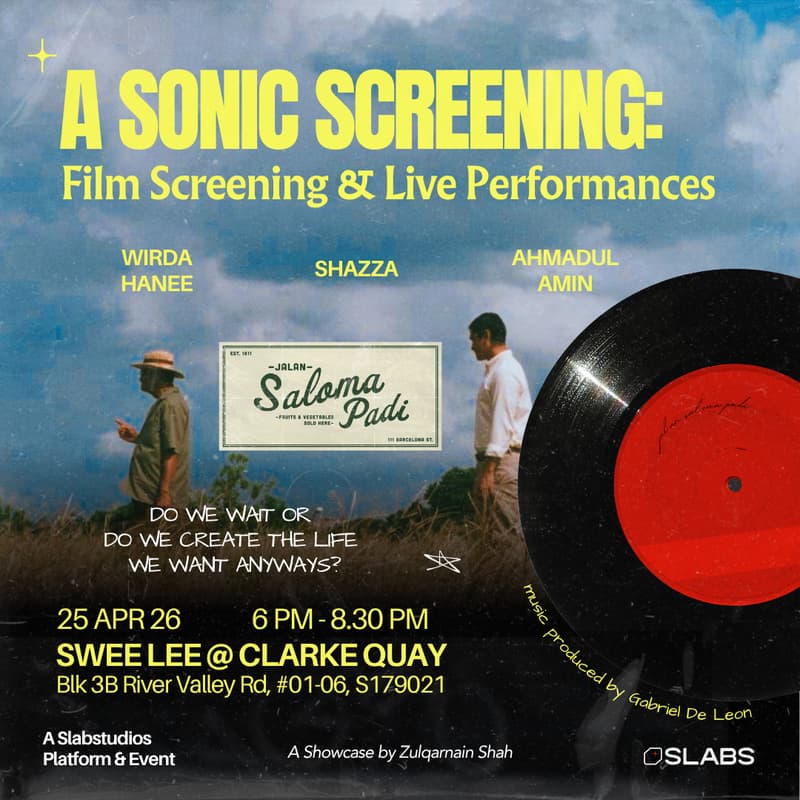 Cover Image for [Jalan Saloma Padi] A Sonic Screening: A Film Screening & Live Performances