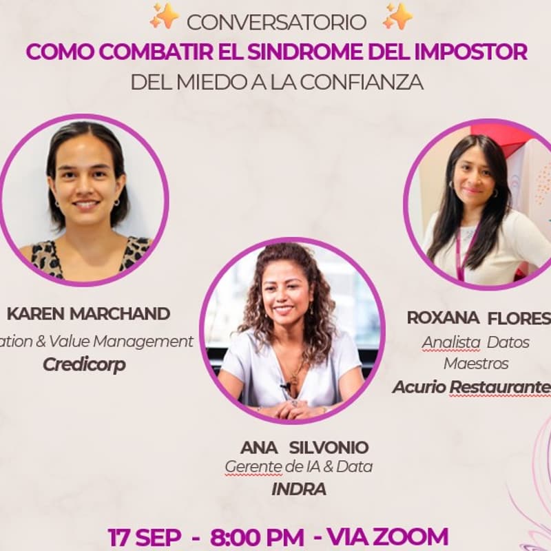 Cover Image for Mujeres en Data e IA: Del miedo a la confianza!