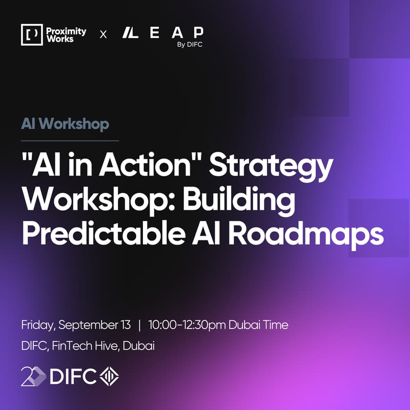 Cover Image for "AI in Action" Strategy Workshop: Building Predictable AI Roadmaps