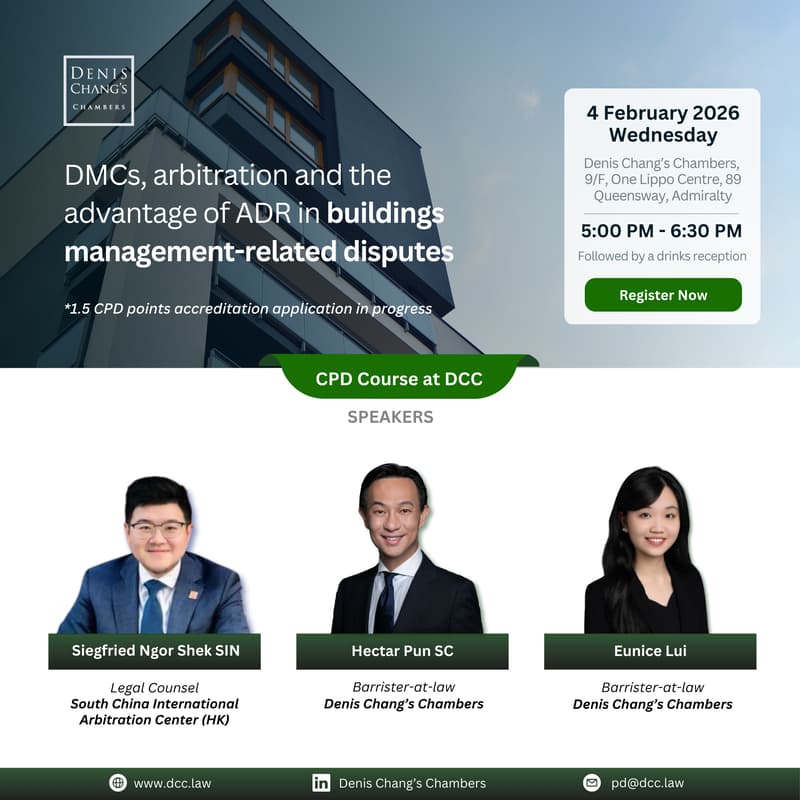 Cover Image for #๐๐ฃ๐๐ง๐ฎ๐น๐ธ DMCs, arbitration and the advantage of ADR in buildings management-related disputes
