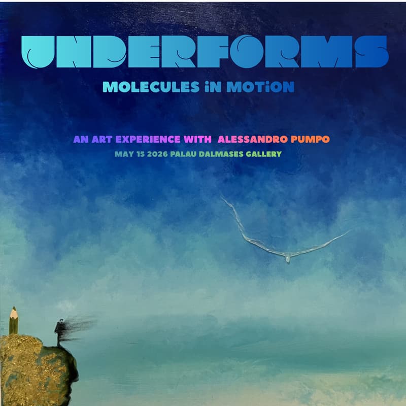 Cover Image for UNDERFORMS, an art experience with Alessandro Pumpo