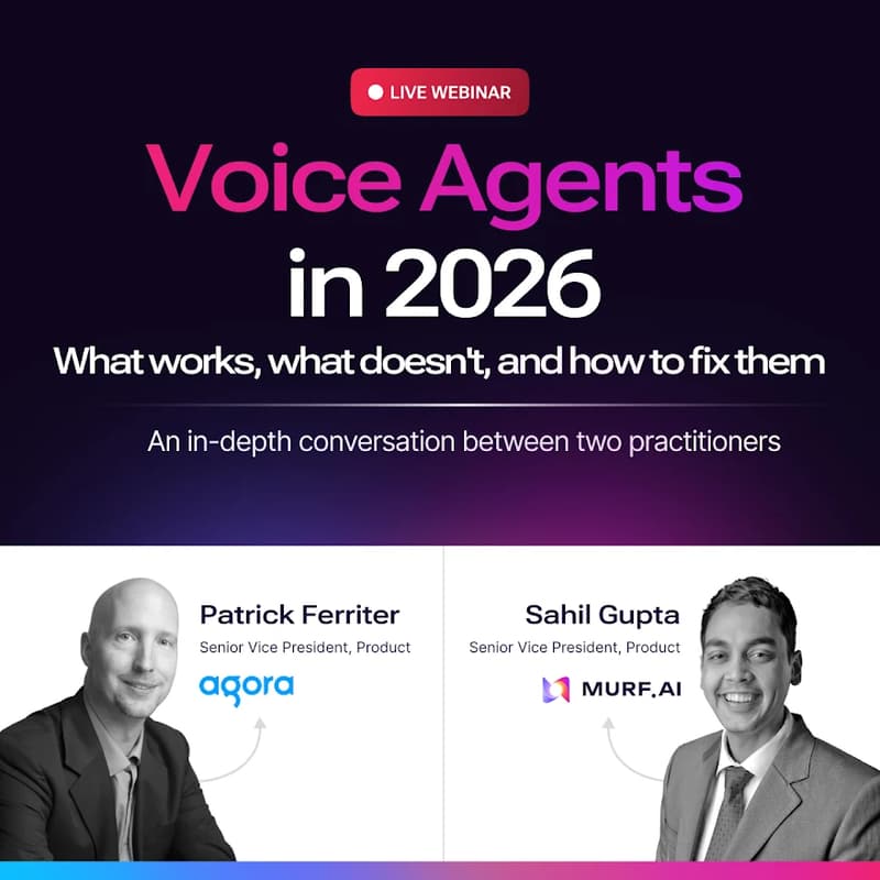 Cover Image for Voice Agents in 2026: What works, what doesn't, and how to fix them