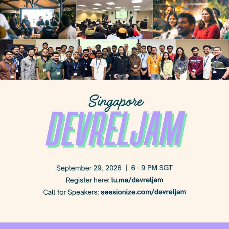 Cover Image for DevRelJam Singapore - September 2026