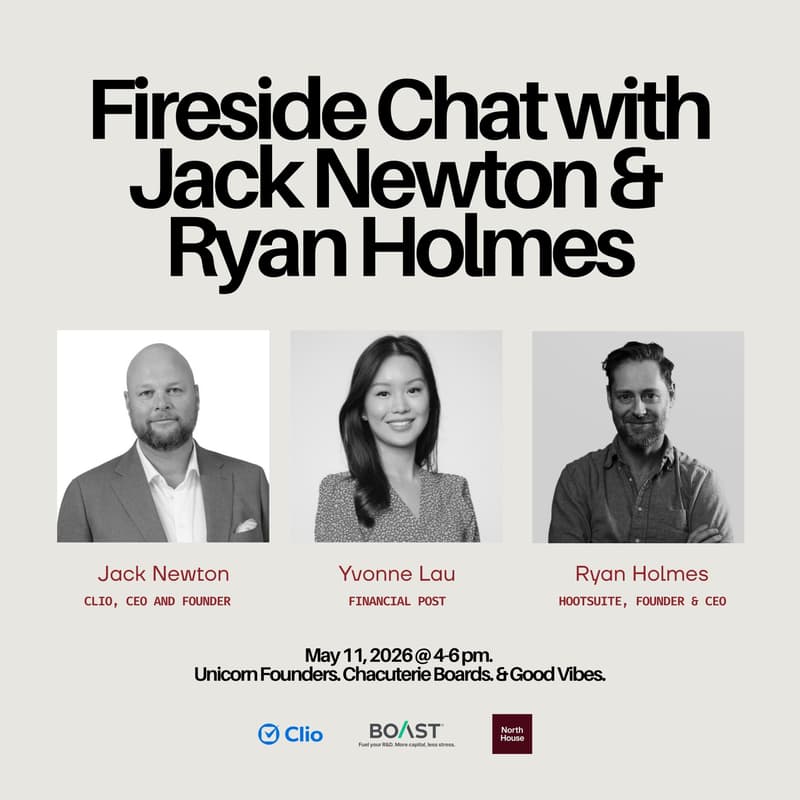 Cover Image for Private North House Fireside chat with Jack Newton and Ryan Holmes