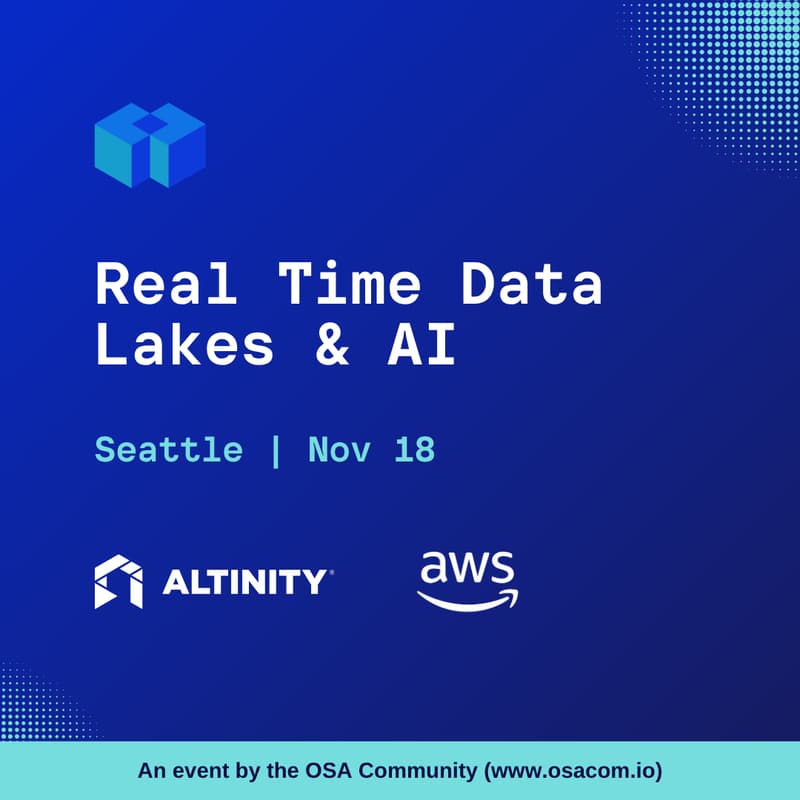 Cover Image for Real Time Data Lakes and AI