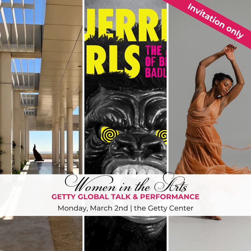 Cover Image for Women in the Arts: Getty Global talk & Performance at the Getty Center