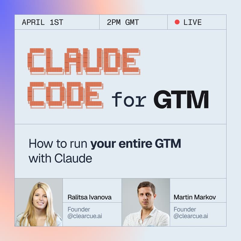 Cover Image for How to Run Your Entire GTM with Claude