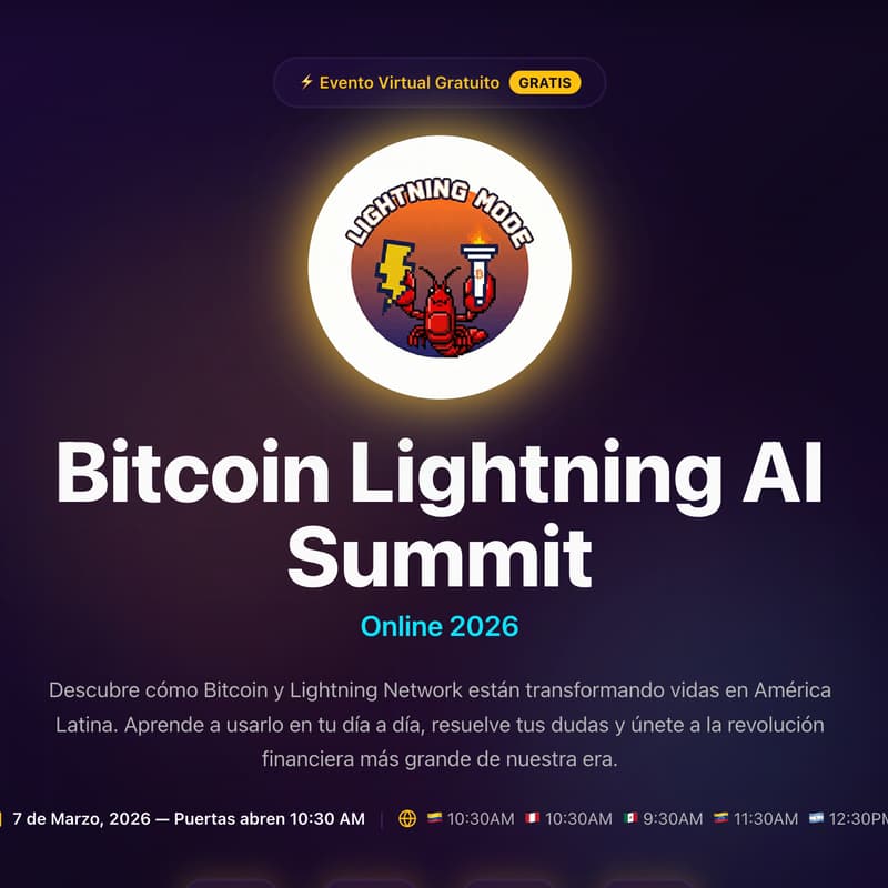 Cover Image for Bitcoin Lightning AI Summit Online 2026