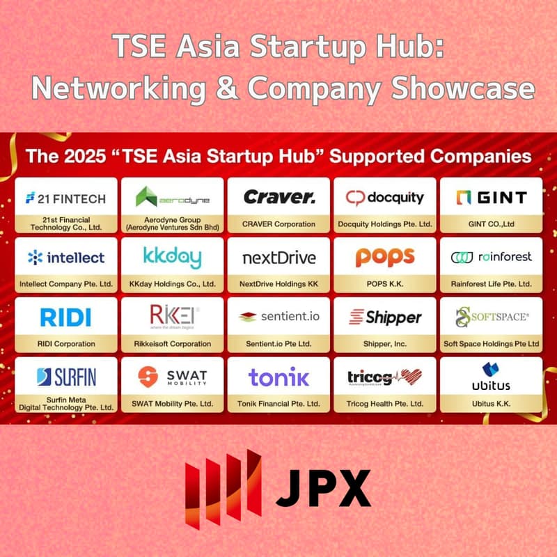 Cover Image for TSE Asia Startup Hub: Networking & Company Showcase