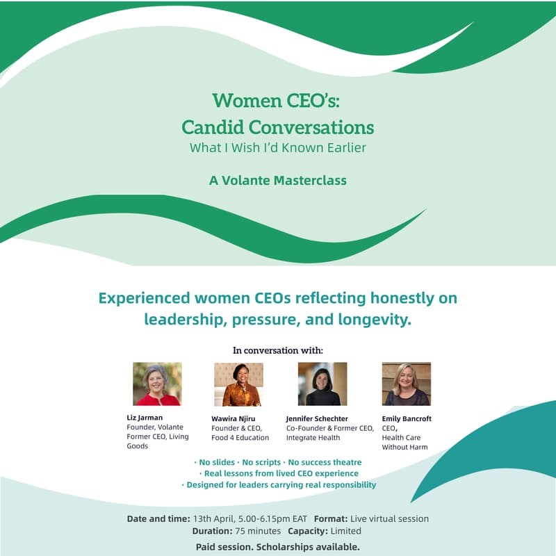 Cover Image for Women CEO's Candid Conversations - a Volante Masterclass