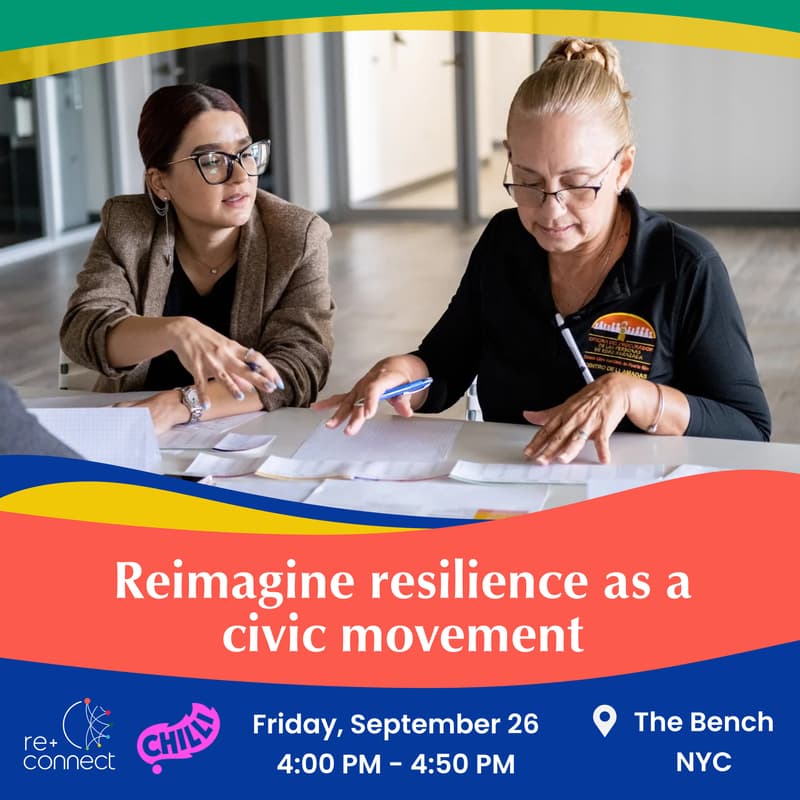 Cover Image for re+connect: reimagine resilience as a civic movement