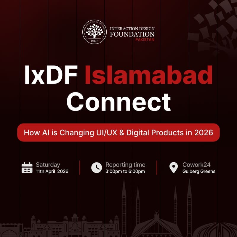 Cover Image for IxDF Islamabad Connect