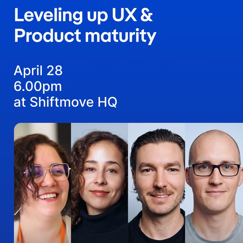 Cover Image for Leveling up UX & product maturity by Shiftmove
