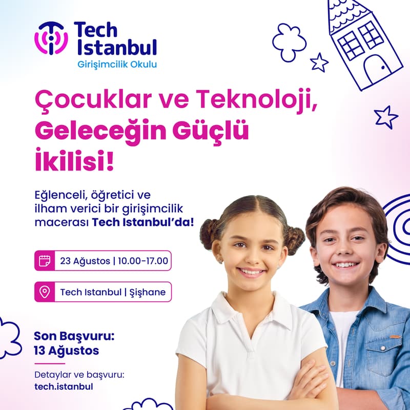 Tech Istanbul Girişimcilik Okulu: Çocuk için kapak görseli