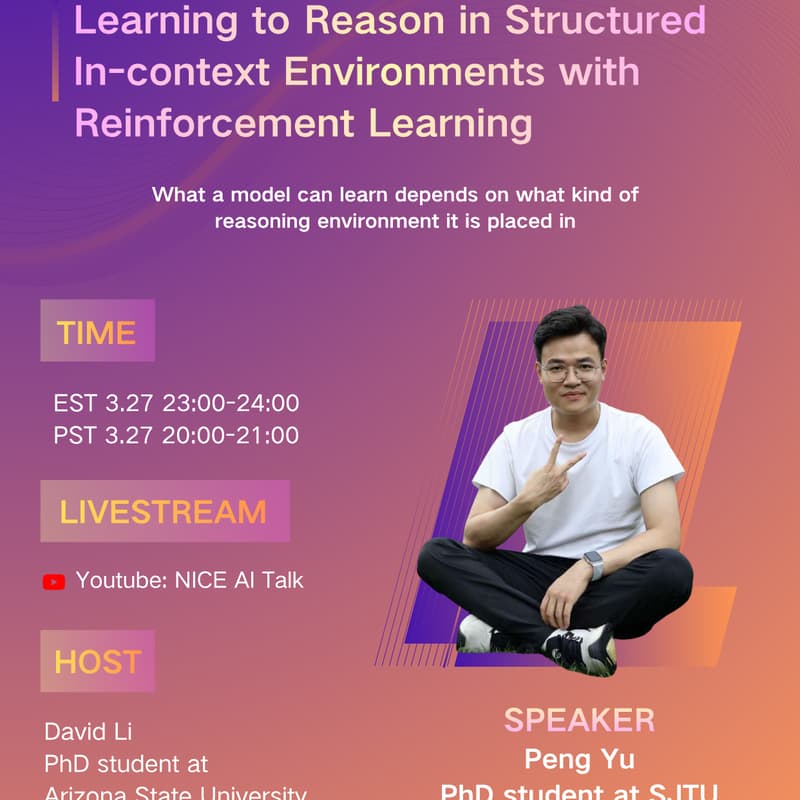 Cover Image for Learning to Reason in Structured In-context Environments with Reinforcement Learning