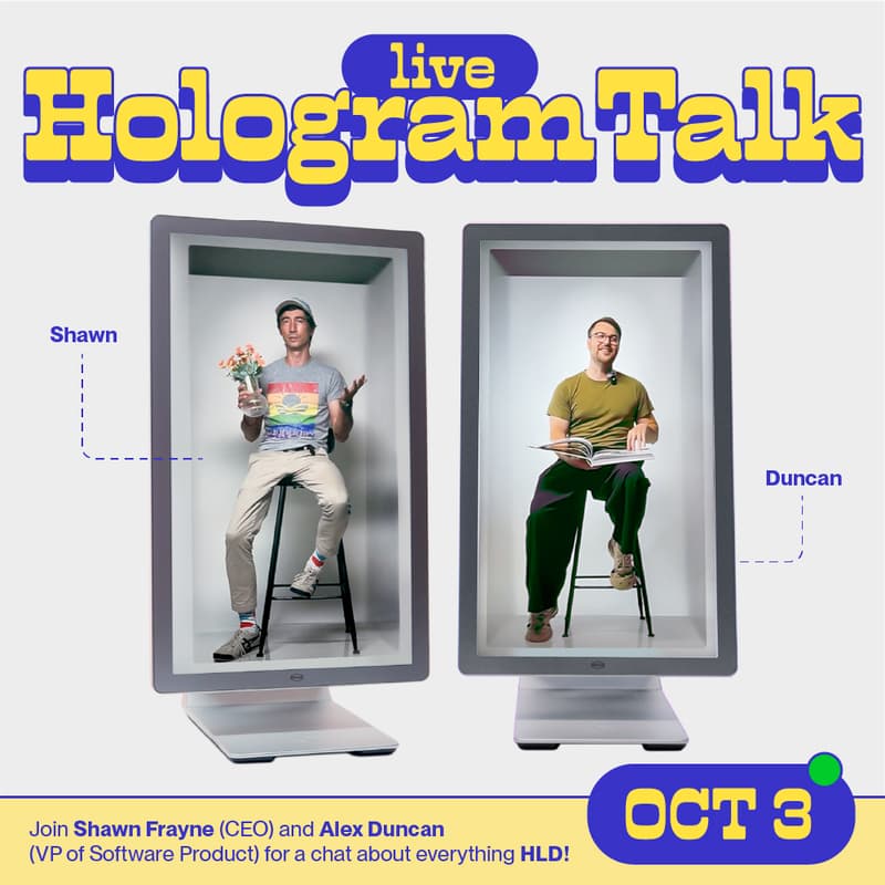 Cover Image for HologramTalk (LIVE) - Hololuminescent Display Edition